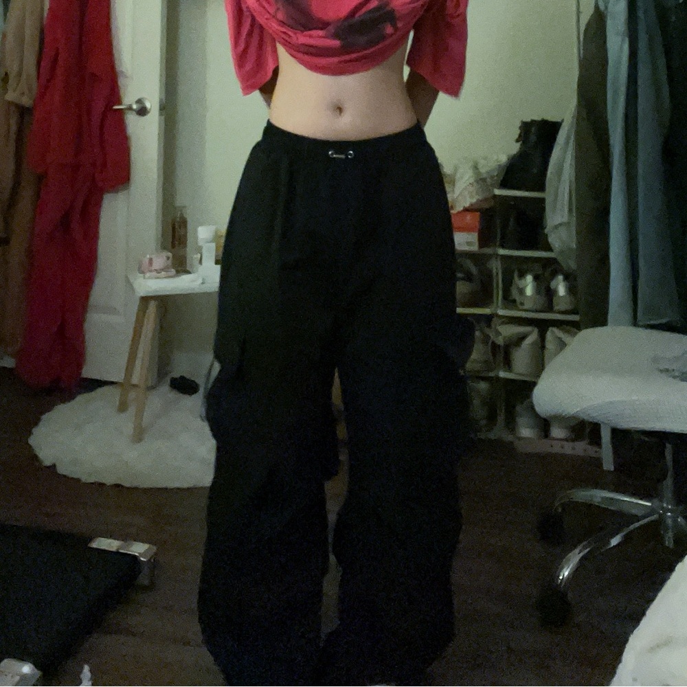 Black Cargo Pants